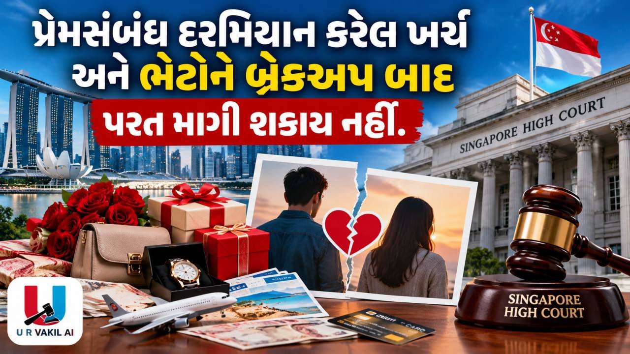 પ્રેમસંબંધ દરમિયાન કરેલ ખર્ચ અને ભેટોને બ્રેકઅપ બાદ પરત માગી શકાય નહીં.