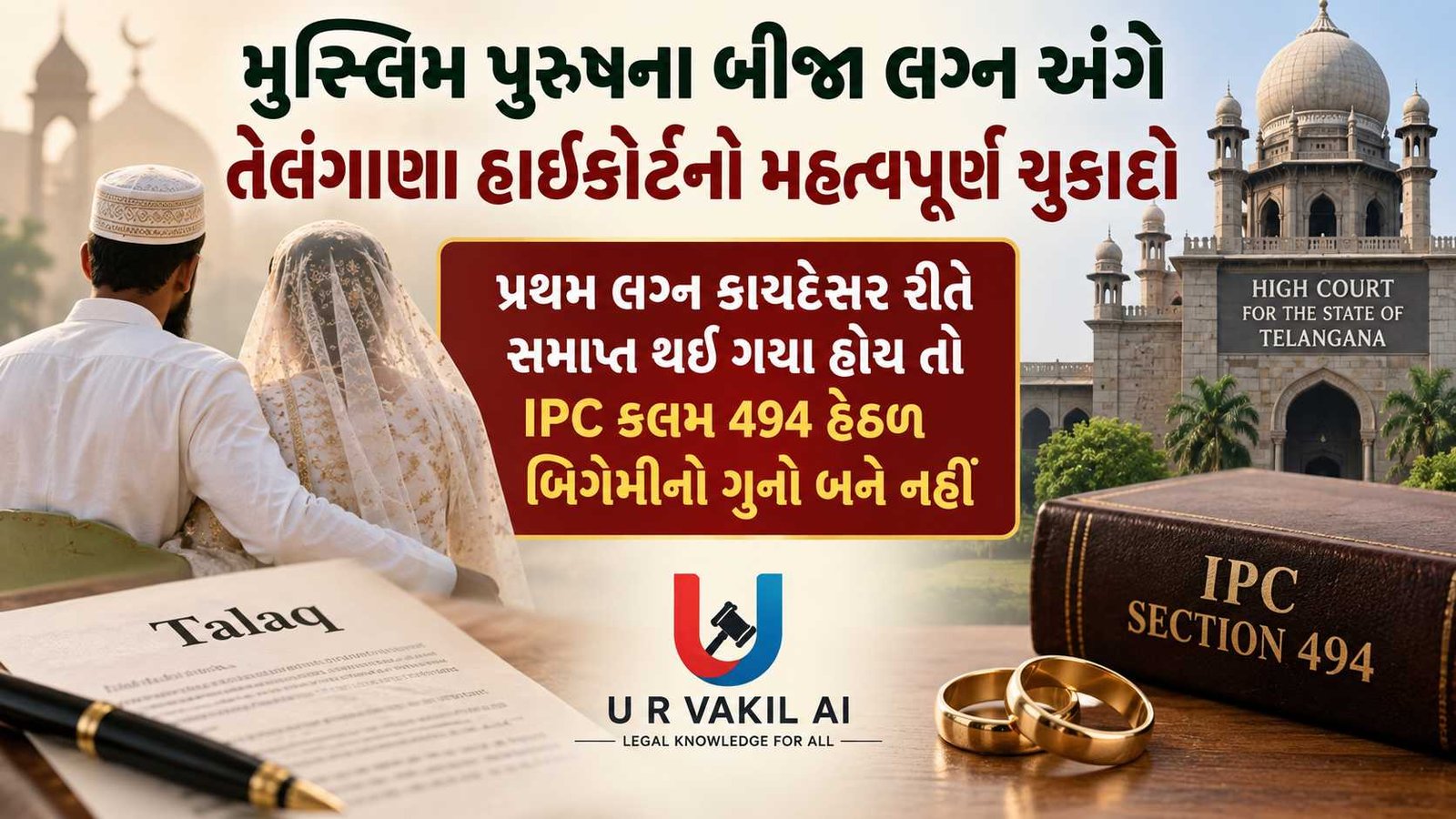 IPC 494 હેઠળ દ્વિપત્નીત્વ નો ગુનો ક્યારે લાગુ પડે