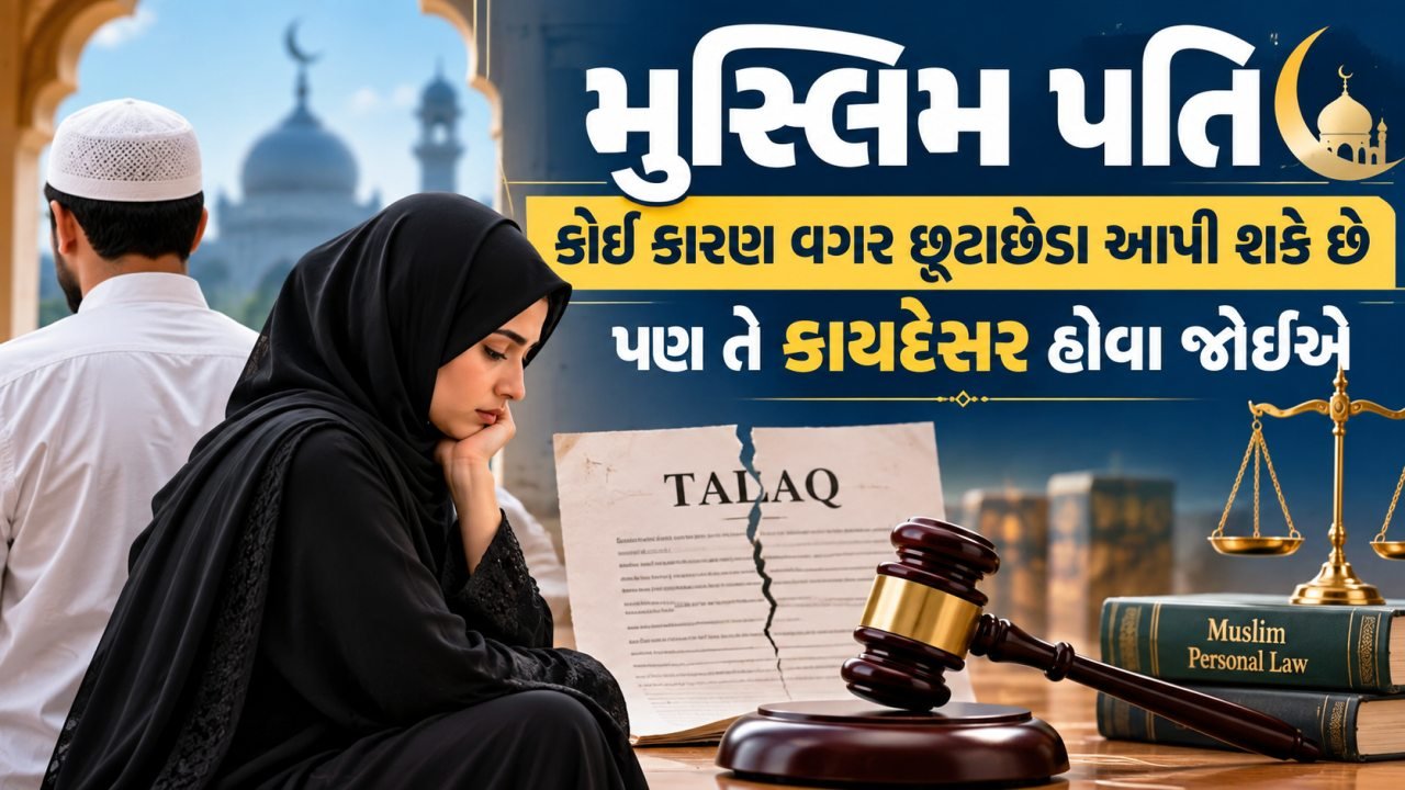 મુસ્લિમ પતિ કોઈ કારણ વગર છૂટાછેડા આપી શકે છે પણ તે કાયદેસર હોવા જોઈએ