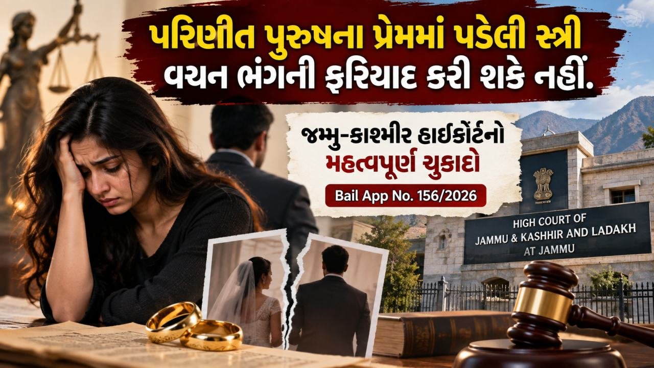 પરિણીત પુરુષના પ્રેમમાં પડેલી સ્ત્રી વચન ભંગની ફરિયાદ કરી શકે નહીં